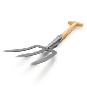 1329 - Fourche à arbustes - manche en T de 40 cm en frêne
