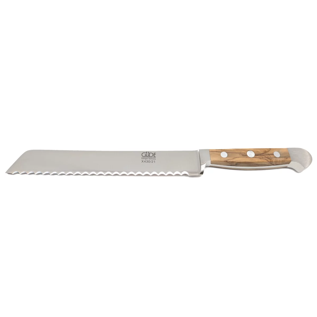 Brotmesser für Rechts- und Linkshänder (en anglais)