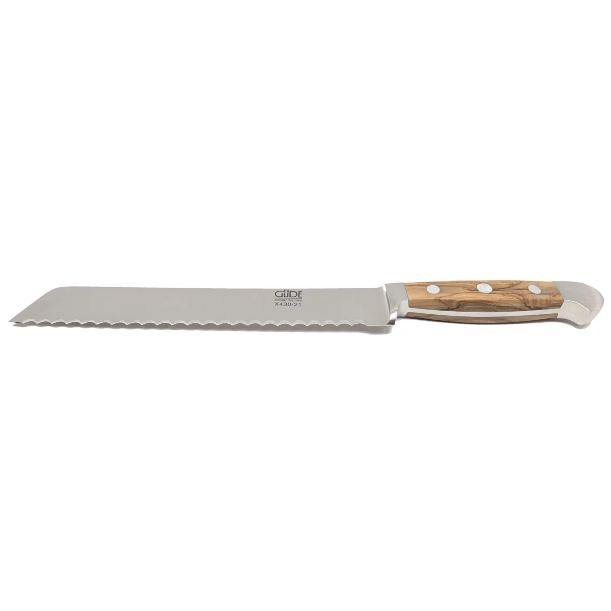 Brotmesser für Rechts- und Linkshänder (en anglais)