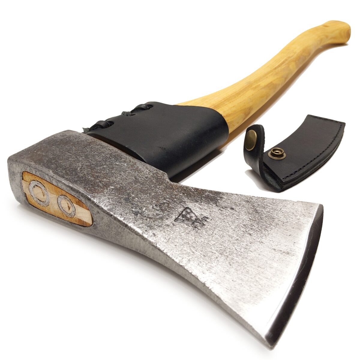 Hache forestière 1 kg Protection en cuir