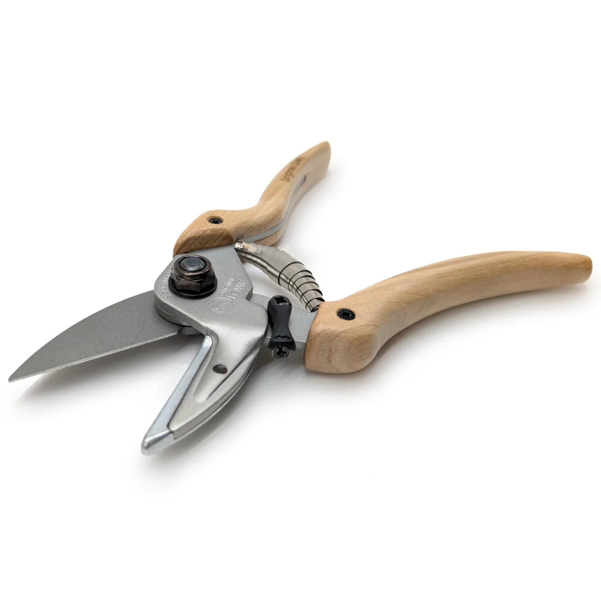 Sécateur Poignées en bois Hickory Poignée incurvée vers l'intérieur